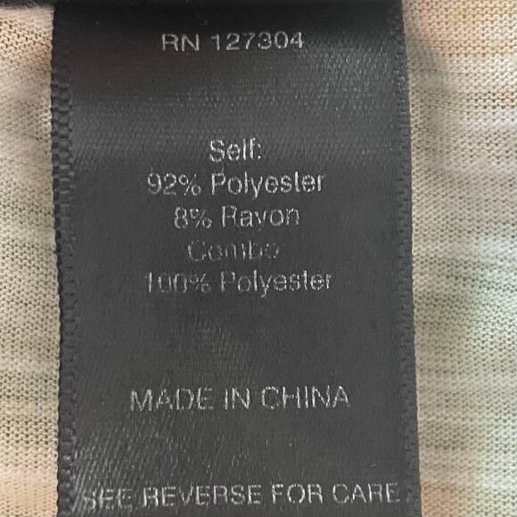 Ali Miles Bright Bold Color Abstract Knit/Chiffon Top LARGE Artsy Casual Comfy - Picture 9 of 10